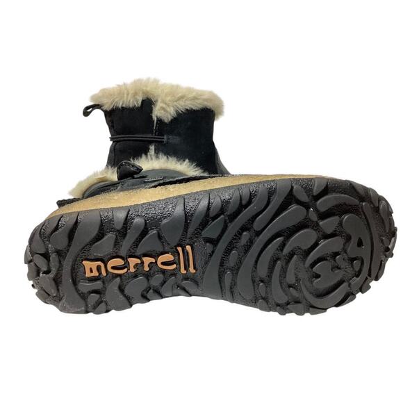 Merrell Tremblant Pull on Polar Waterproof snow boots women’s size 6 black - Picture 4 of 8
